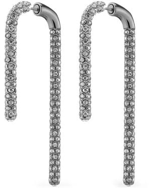 DEMARSON New York 12K Celeste Crystal Earrings - White