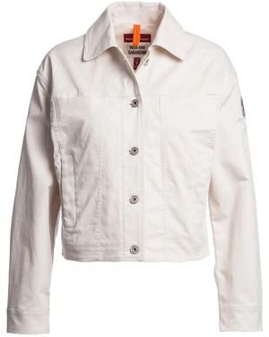 Parajumpers Buttoned Jacket - White