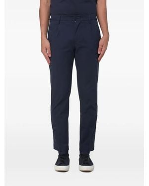 K-Way Ailton Straight-Leg Trousers - Blue