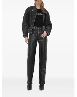 Miss Sixty Acid-Wash Jeans - Black