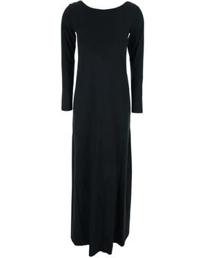 Jucca Long-Sleeve Maxi Dress - Black