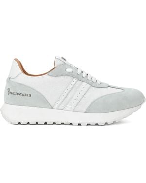 Billionaire Panelled Trainers - White