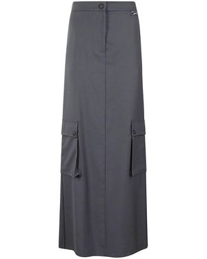 Erika Cavallini Semi Couture Edo Maxi Skirt - Grey