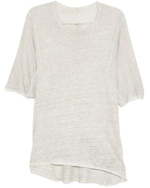 69 by Isaac Sellam Raw-Edge Short-Sleeve T-Shirt - White