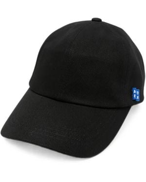 Adererror Bl Tag Logo-Patch Baseball Cap - Black