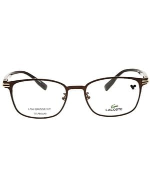 Lacoste Oval-Frame Glasses - Brown