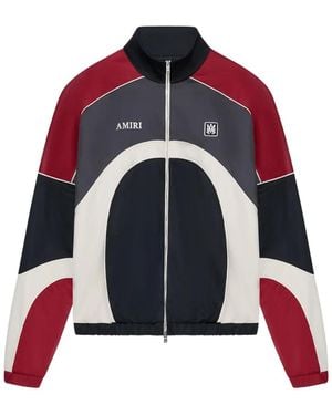 Amiri Oversized Panel Track Jacket - Red