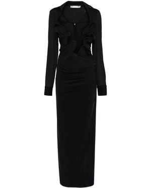 Christopher Esber Venus Plunging Maxi Dress - Black