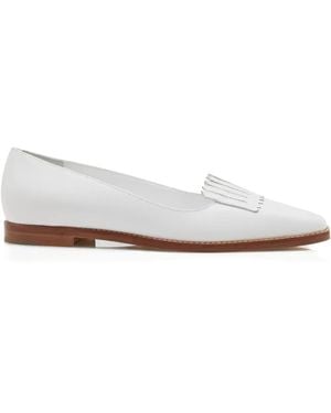 Manolo Blahnik Mocassini Pausania - Bianco