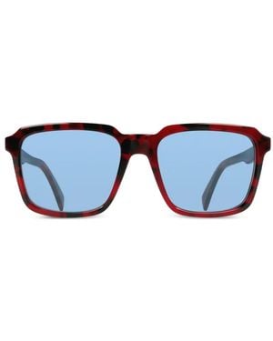Paul Smith Newington Tortoiseshell-Effect Sunglasses - Blue