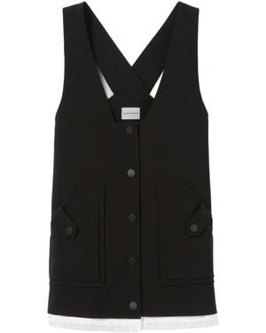 Claudie Pierlot Kleid Mit Geknöpfter Tasche - Schwarz