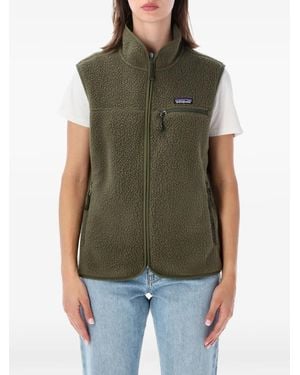 Patagonia Retro Pile Sleeveless Vest - Green