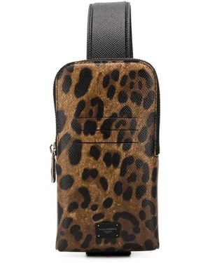Dolce & Gabbana ドルチェ&ガッバーナ レオパード ショルダーバッグ - マルチカラー