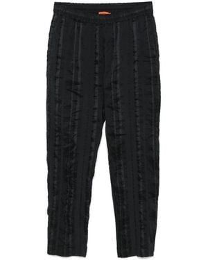 Barena Striped Trousers - Black