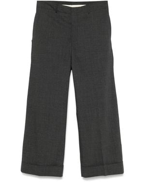 Random Identities Wool-Blend Pants - Gray