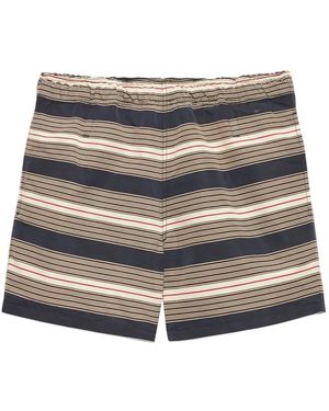 Prada Costume Da Bagno A Righe - Grigio