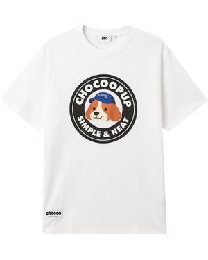 Chocoolate Graphic-Print T-Shirt - White
