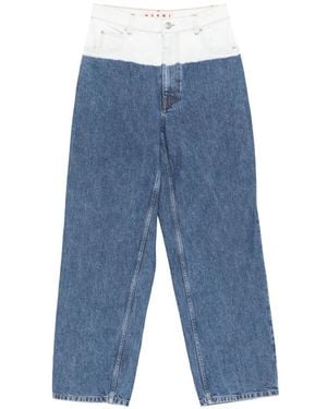 Marni Gradient Wide Leg Jeans - Blue