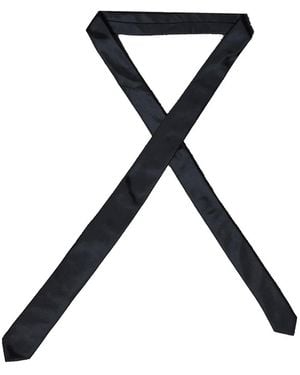 ROBERTO CLERICI Raw-Edge Tie - Black