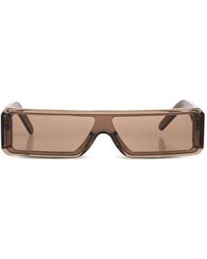 Rick Owens Geth Geometric-Frame Sunglasses - Pink