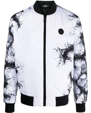 Philipp Plein Splash Extreme Bomber Jacket - White