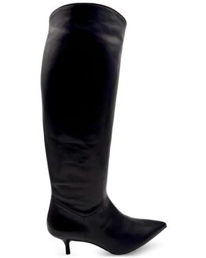 Guglielmo Rotta Botas Con Puntera En Punta - Negro