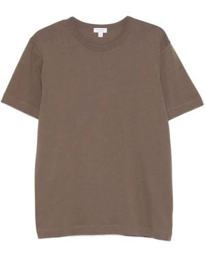 Sunspel Regular-Fit T-Shirt - Brown