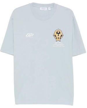 Off-White c/o Virgil Abloh T-Shirt Mit Logo-Print - Weiß