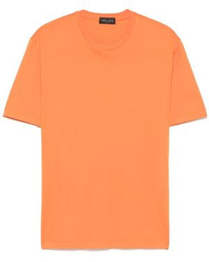 Roberto Collina コットン Tシャツ - オレンジ