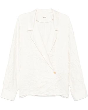 KHAITE Garth Top - White