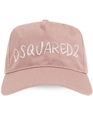DSquared² Baseballkappe mit Logo-Stickerei - Pink