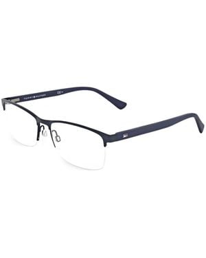 Tommy Hilfiger Rectangle-Frame Glasses - White