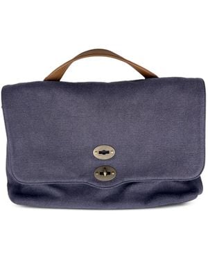 Zanellato Postina Canvas Tote Bag - Blue