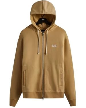 Kith Zip-Fastening Hoodie - Brown