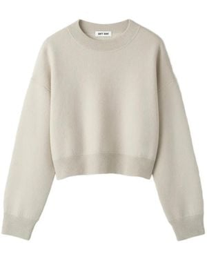 Soft Goat Round-neck sweater - Blanco