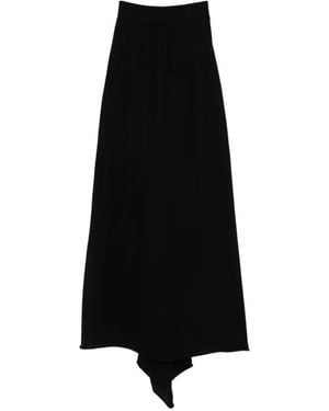 Frenckenberger Knitted Maxi Skirt - Black