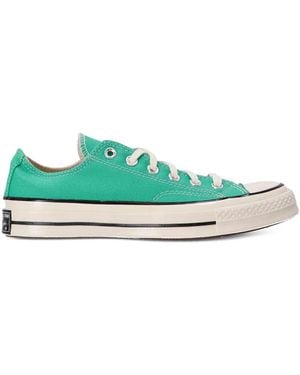 Converse Chuck 70 Canvas Lace-Up Trainers - Green