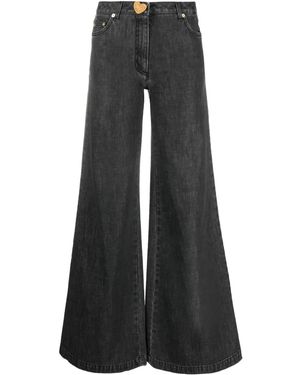 Moschino Flared-Design Jeans - Black