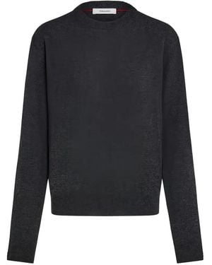 Ferragamo Klassischer Pullover - Blau