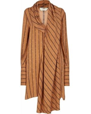 Fendi Dresses Brown