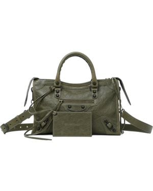 Balenciaga Le City Shoulder Bag - Green