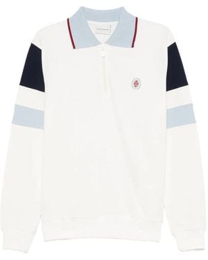 Drole de Monsieur D Miroir Colour-Block Polo Shirt - White