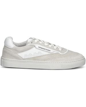 COPENHAGEN Suede Trainers - White