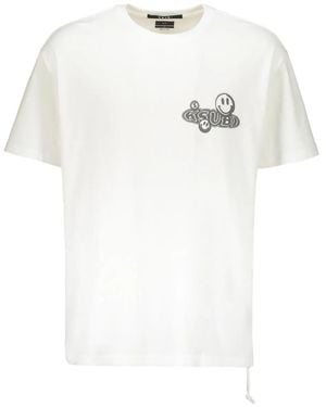 Ksubi Ribbed-Neckline Back-Print T-Shirt - White