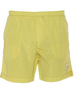 C.P. Company Patch-Pocket Swimwear - Yellow