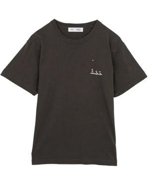 Toga Camiseta Con Logo Bordado - Negro