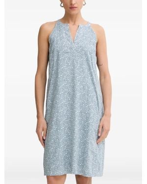 Marc O' Polo Butterfly-Print Sleeveless Mini Dress - Blue