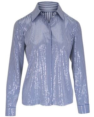 Michael Kors Striped Shirt - Blue
