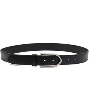 Jacquemus Bambino Leather Belt - White