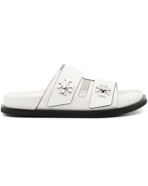 Tory Burch Turnlock Sport Sandals - White
